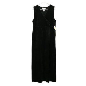 Westbound Sleeveless Corduroy Maxi Dress S Forest Green Western Earthy Boho